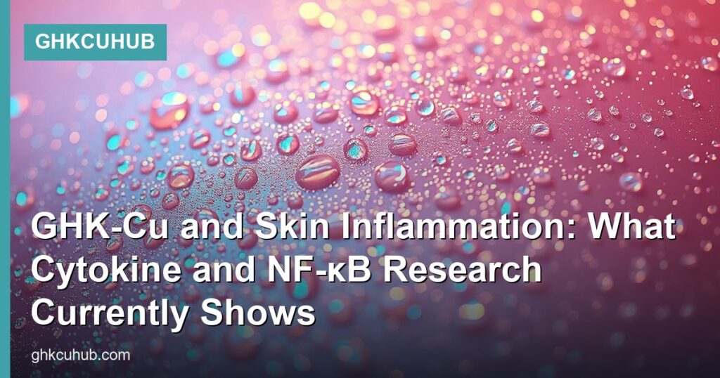 GHK-Cu and Skin Inflammation: What Cytokine and NF-κB Research Currently Shows - GHKCuHub