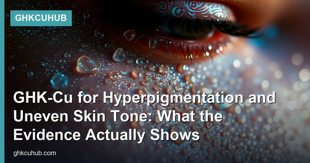 GHK-Cu for Hyperpigmentation and Uneven Skin Tone: What the Evidence Actually Shows - GHKCuHub