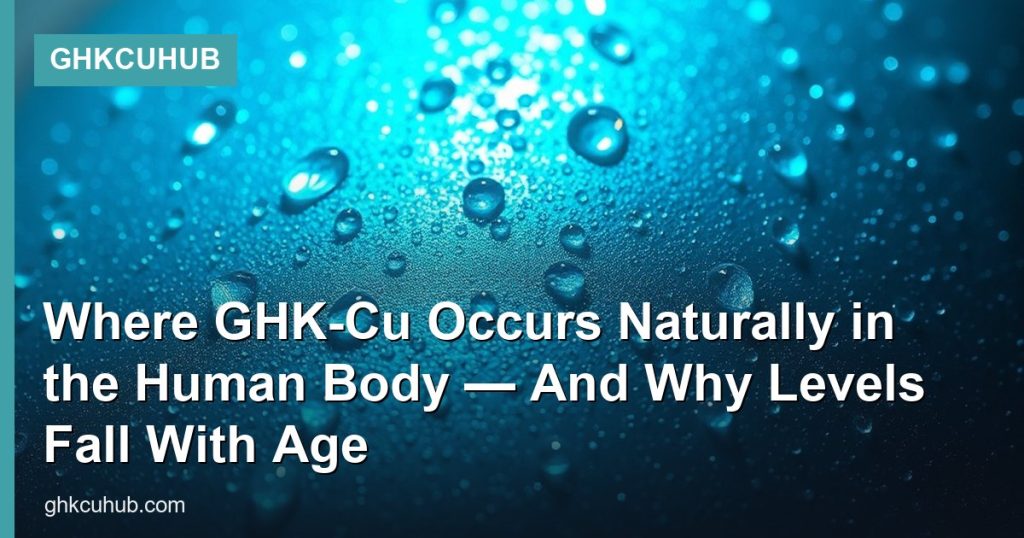 Where GHK-Cu Occurs Naturally in the Human Body — And Why Levels Fall With Age - GHKCuHub