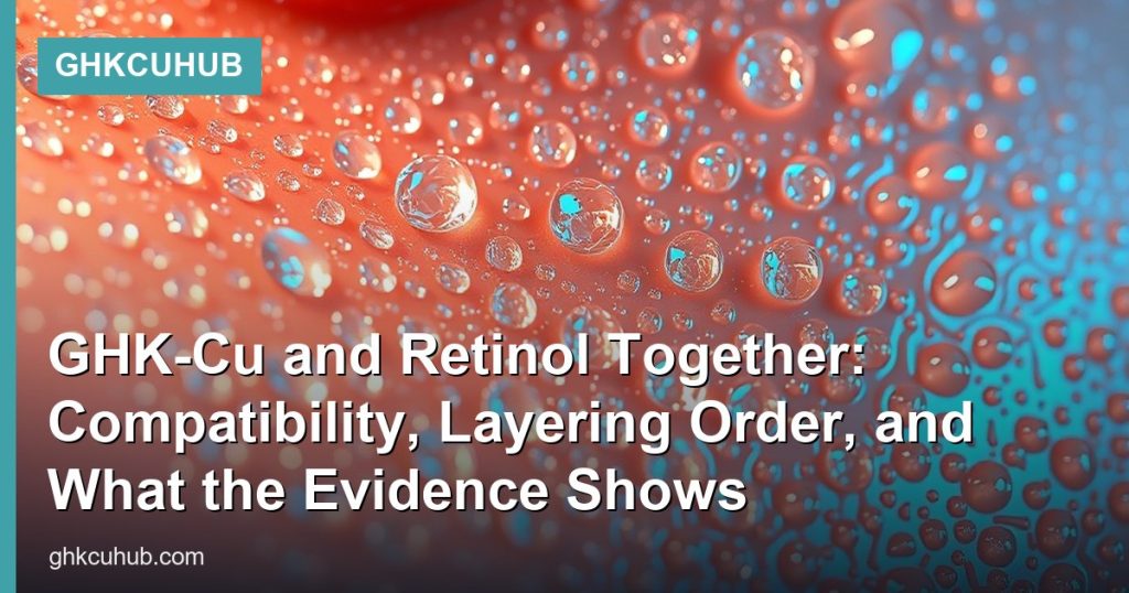 GHK-Cu and Retinol Together: Compatibility, Layering Order, and What the Evidence Shows - GHKCuHub