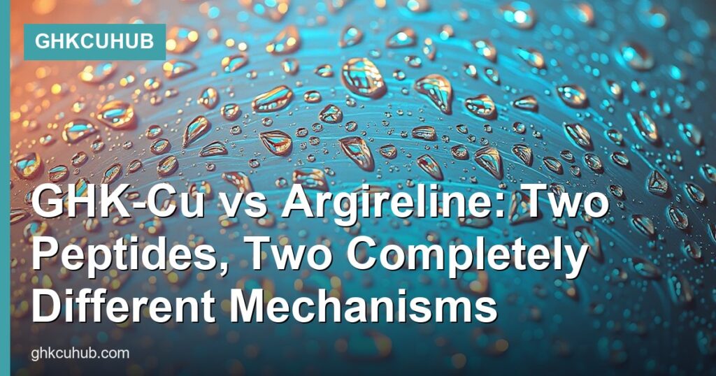 GHK-Cu vs Argireline: Two Peptides, Two Completely Different Mechanisms - GHKCuHub