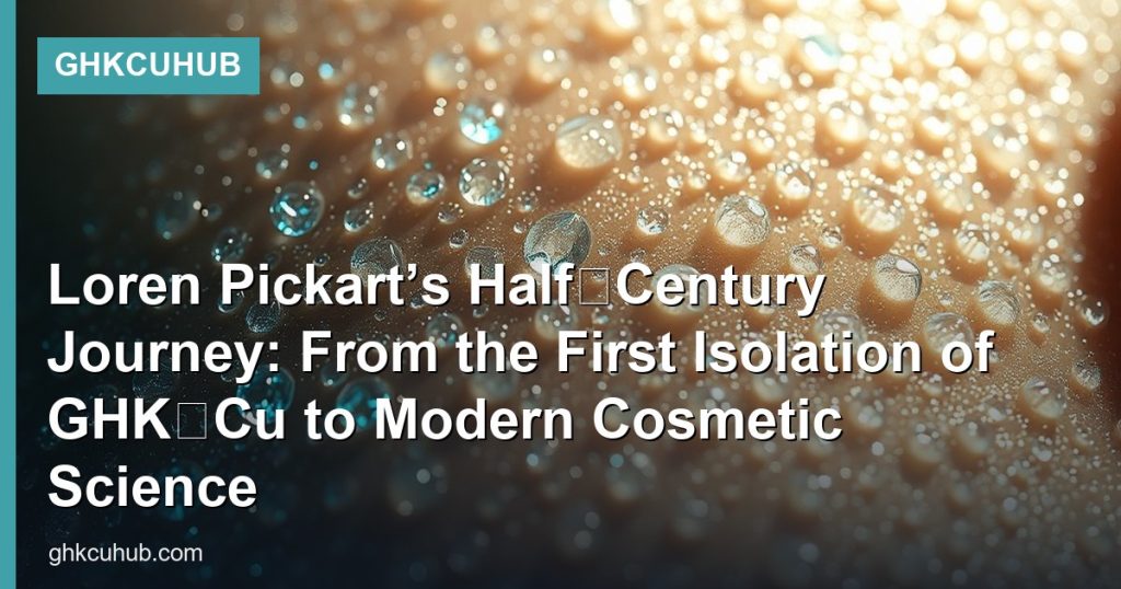 Loren Pickart’s Half‑Century Journey: From the First Isolation of GHK‑Cu to Modern Cosmetic Science - GHKCuHub